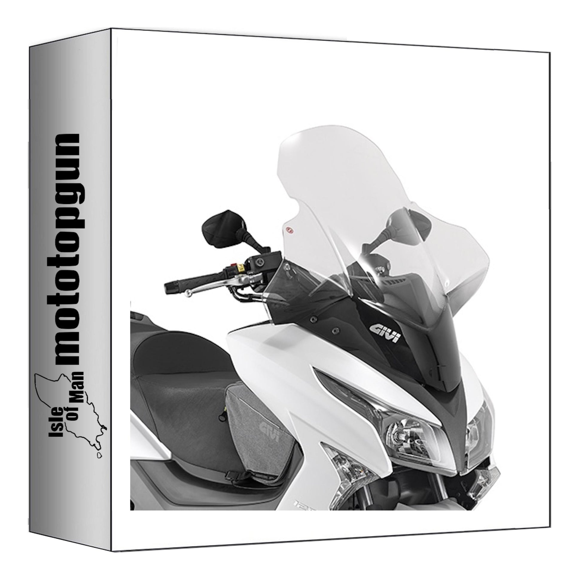 GIVI PARABREZZA TRASPARENTE D294ST COMPATIBILE CON KYMCO DOWNTOWN 125-200-300 I 09/17