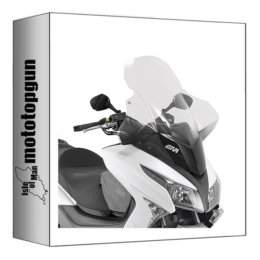 GIVI PARABREZZA TRASPARENTE D294ST COMPATIBILE CON KYMCO DOWNTOWN 125-200-300 I 09/17