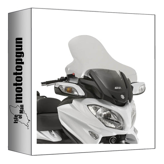 GIVI PARABREZZA TRASPARENTE D3104ST COMPATIBILE CON SUZUKI BURGMAN 650 13/20