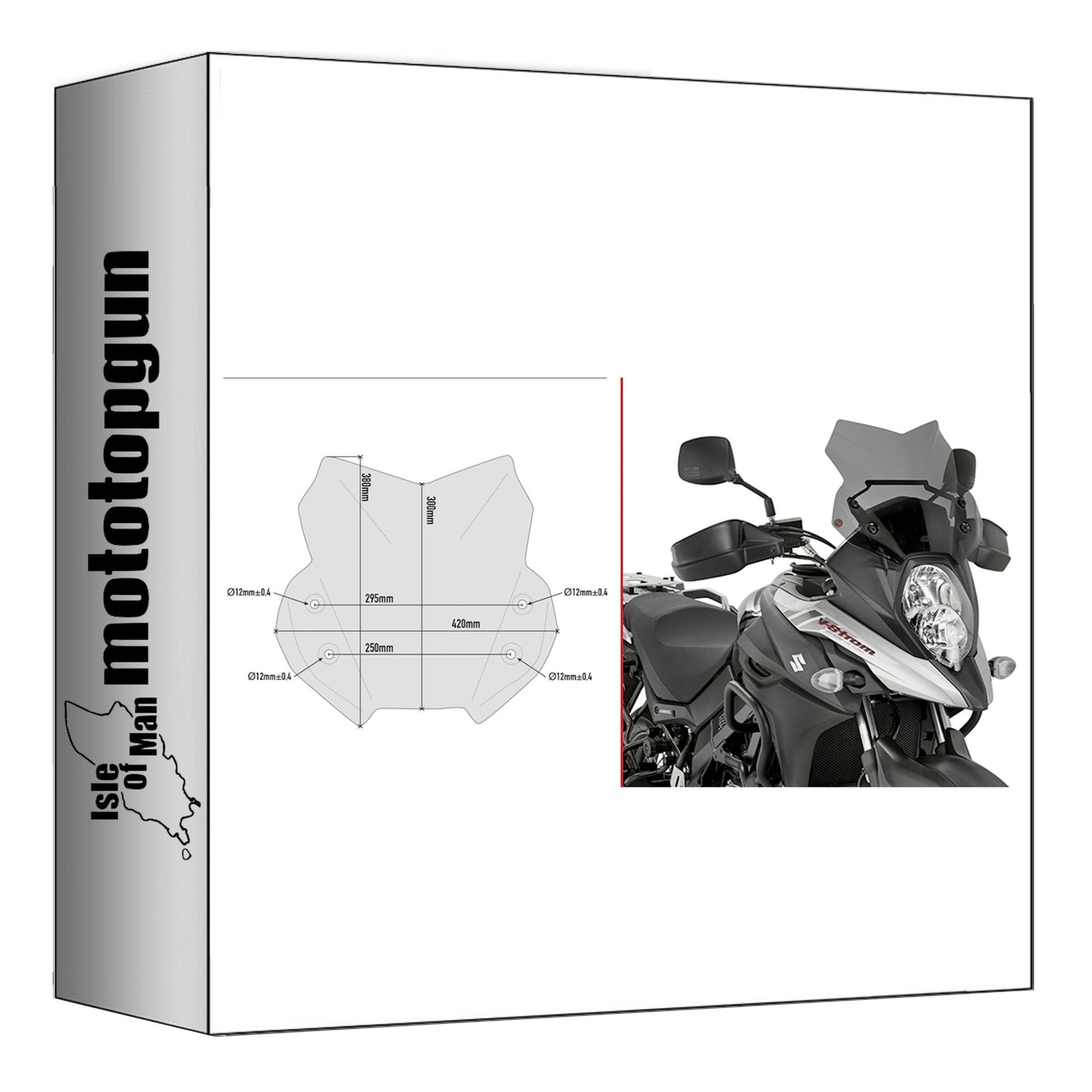 GIVI CUPOLINO FUMÉ D3112B COMPATIBILE CON SUZUKI DL 650 V-STROM 17/24