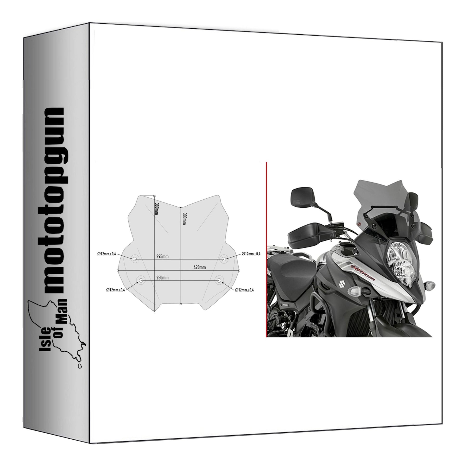 GIVI CUPOLINO FUMÉ D3112B COMPATIBILE CON SUZUKI DL 650 V-STROM 17/24