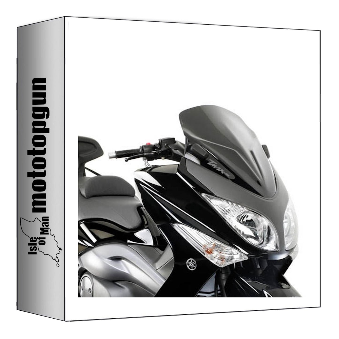 GIVI PARABREZZA BASSO SPORTIVO NERO D442B COMPATIBILE CON YAMAHA T-MAX 500 08/11