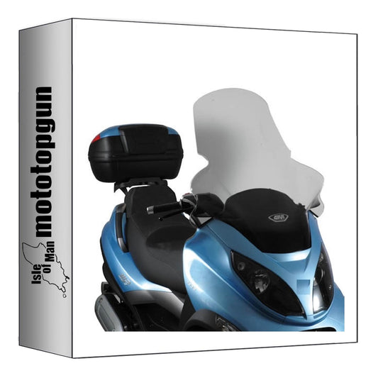 GIVI PARABREZZA TRASPARENTE D501ST COMPATIBILE CON PIAGGIO MP3 300-400 06/11