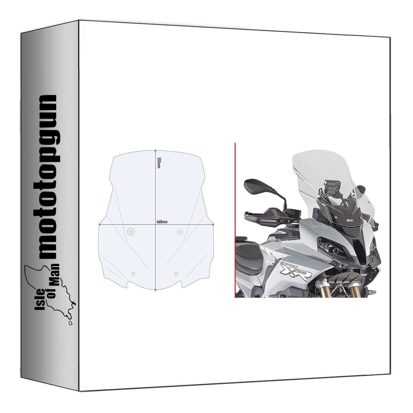 GIVI CUPOLINO TRASPARENTE D5138ST COMPATIBILE CON BMW S 1000 XR 20/24