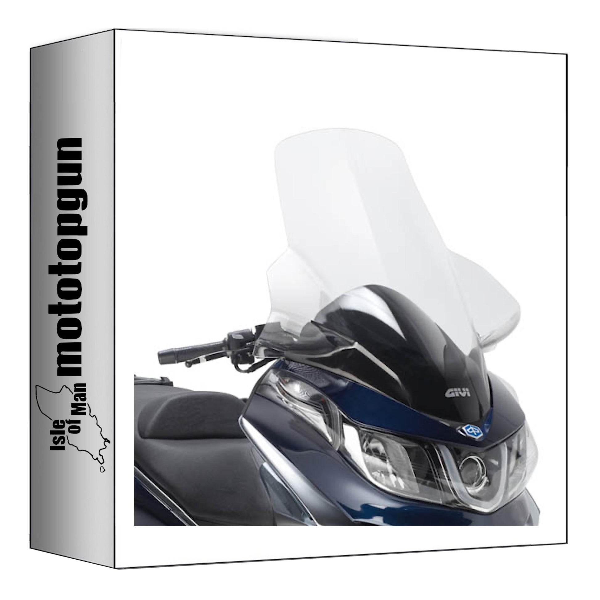 GIVI PARABREZZA TRASPARENTE D5604ST COMPATIBILE CON PIAGGIO X10 125-350-500 12/16
