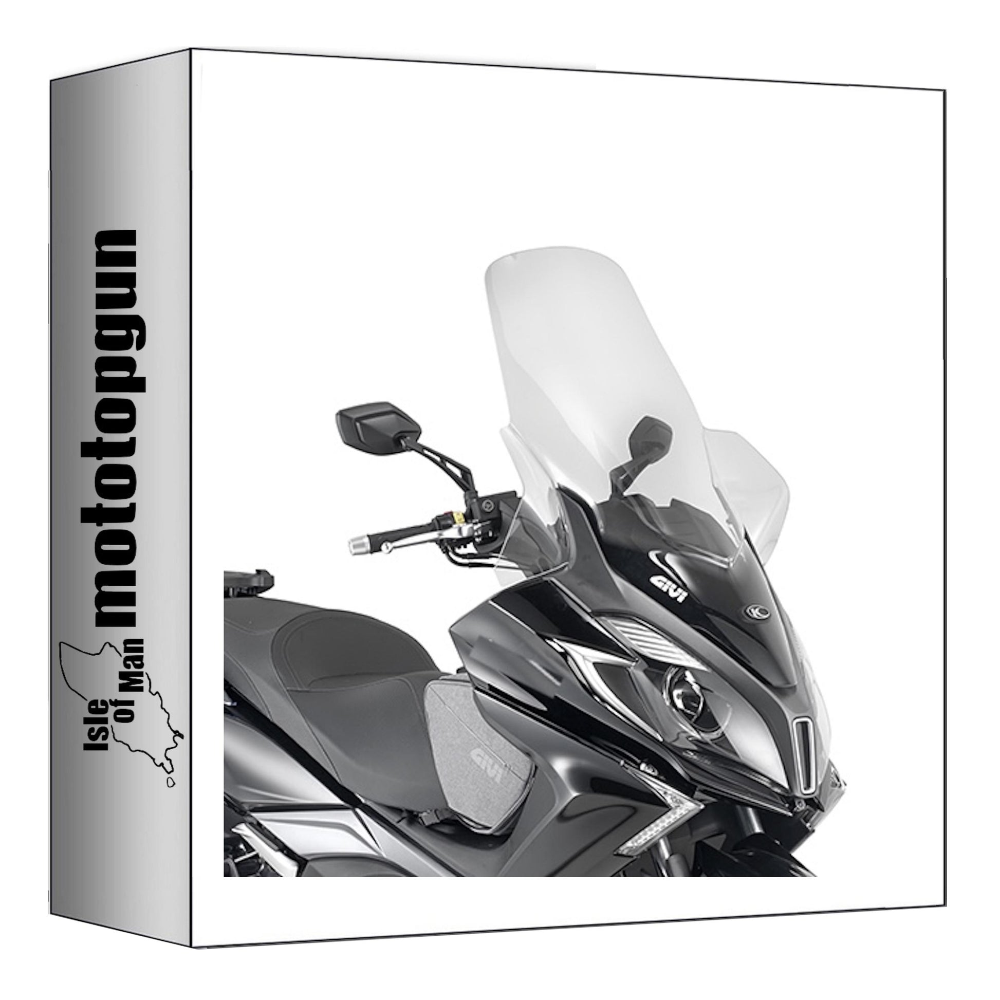 GIVI PARABREZZA TRASPARENTE D6107ST COMPATIBILE CON KYMCO DOWNTOWN TCS 125 I ABS 15/24
