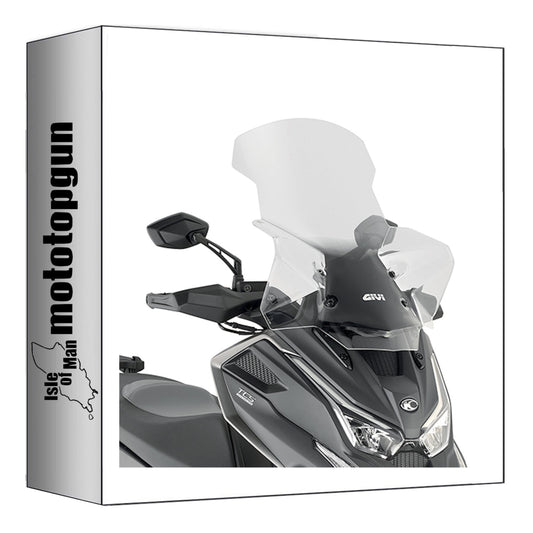 GIVI PARABREZZA TRASPARENTE D6124ST COMPATIBILE CON KYMCO DTX 360 125-300-350 21/24