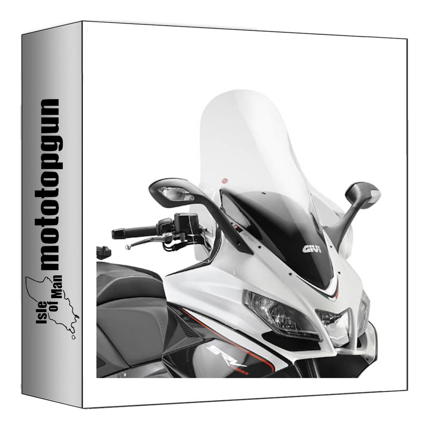 GIVI PARABREZZA TRASPARENTE D6703ST COMPATIBILE CON APRILIA SRV 850 12/16