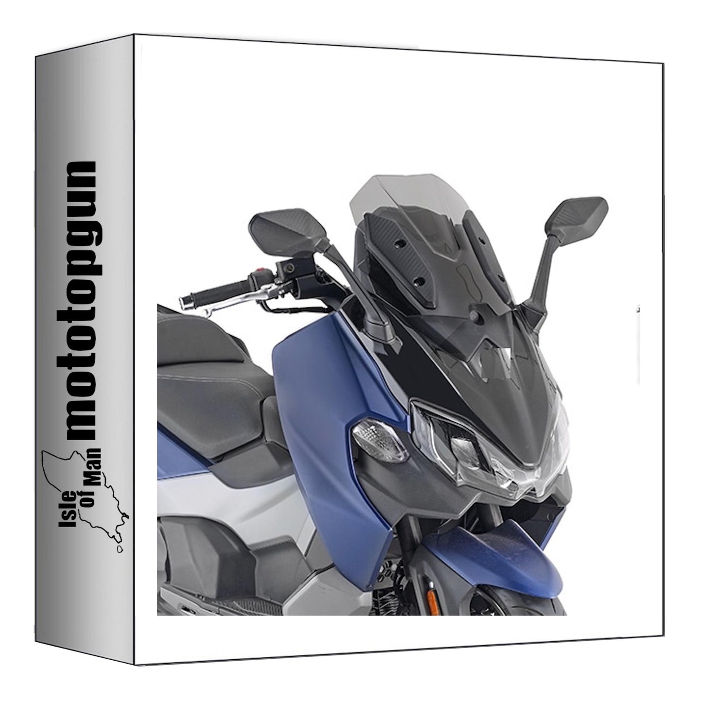 GIVI PARABREZZA BASSO SPORTIVO FUMÉ D7060S COMPATIBILE CON SYM MAXSYM TL 500 / 508 20/24