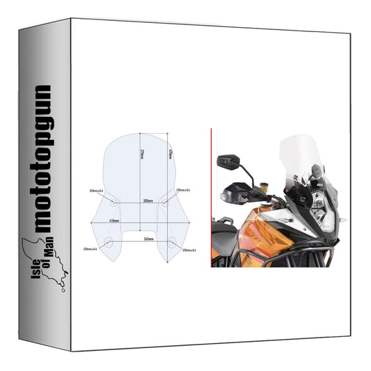 GIVI CUPOLINO TRASPARENTE D7703ST COMPATIBILE CON KTM 1190 ADVENTURE / R 13/16