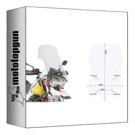 GIVI CUPOLINO TRASPARENTE D8203ST COMPATIBILE CON MOTO GUZZI V85 TT 19/23