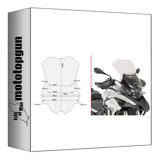 GIVI CUPOLINO TRASPARENTE D8703ST COMPATIBILE CON BENELLI TRK 502 21/24