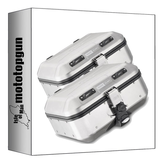 GIVI VALIGIE LATERALI DLM30A MONOKEY TREKKER DOLOMITI ALLUMINIO 60 LT + ATACCO COMPATIBILE CON KTM 890 SMT 23/24