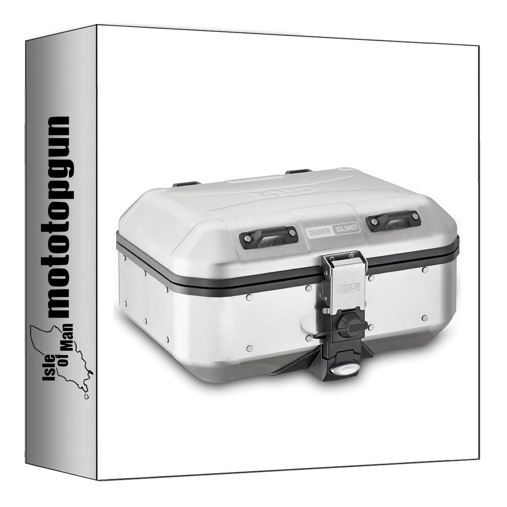 GIVI BAULETTO MONOKEY TREKKER DOLOMITI ALLUMINIO 30 LT 6KG + ATACCO COMPATIBILE CON BMW F 800 GS 08/17