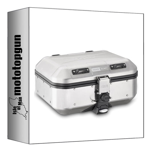 GIVI BAULETTO DLM30A MONOKEY TREKKER DOLOMITI ALLUMINIO 30 LT + ATACCO COMPATIBILE CON HONDA SW-T 600 09/17