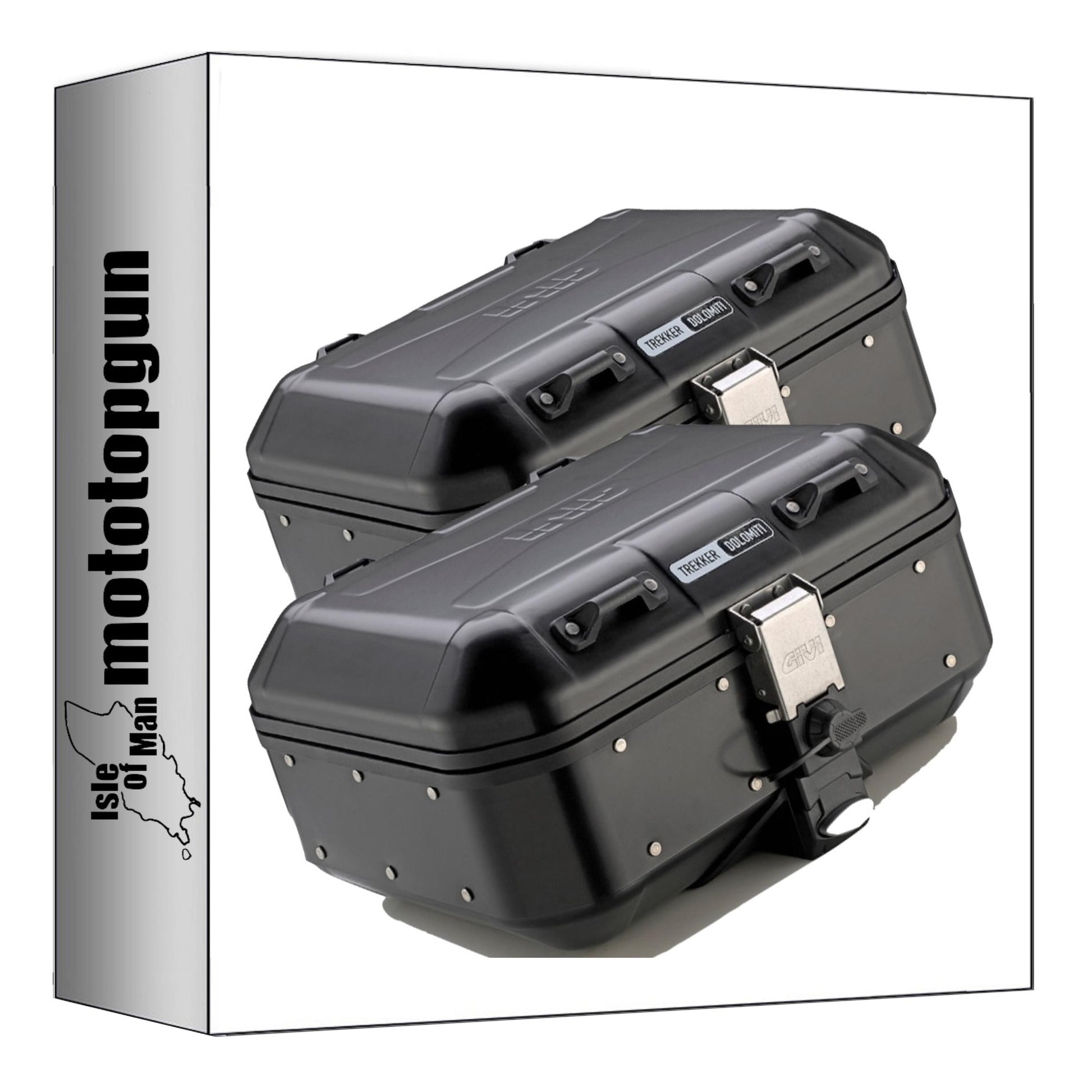 GIVI VALIGIE LATERALI DLM30B MONOKEY TREKKER DOLOMITI ALLUMINIO NERO 60 LT + ATACCO COMPATIBILE CON BMW G 310 GS 17/24