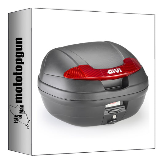 GIVI BAULETTO E340N2 MONOLOCK VISION NERO 34 LT + ATACCO COMPATIBILE CON YAMAHA XJ6 09/12