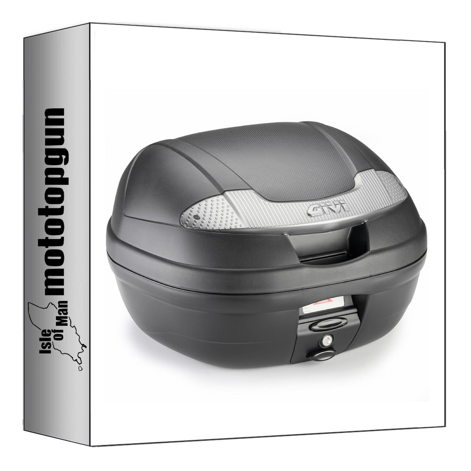 GIVI BAULETTO E340NT2 MONOLOCK VISION NERO TECH 34 LT + ATACCO COMPATIBILE CON FANTIC CABALLERO SCRAMBLER 125-250 18/23