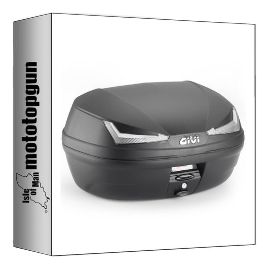 GIVI BAULETTO E455NT MONOLOCK SIMPLY IV NERO TECH 45 LT + ATACCO COMPATIBILE CON SUZUKI V-STROM 1050 DE 2023