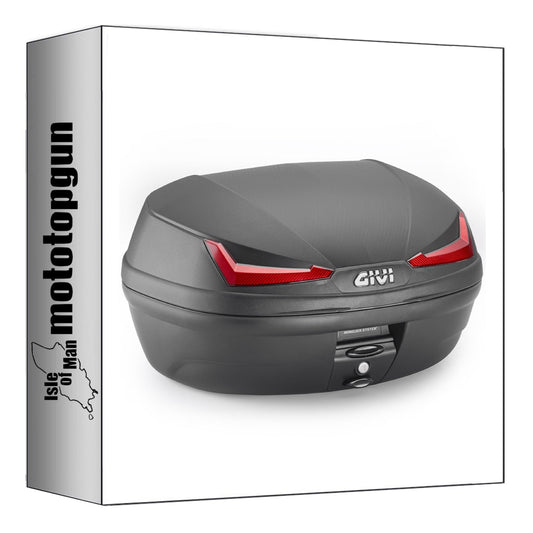 GIVI BAULETTO MONOLOCK SIMPLY IV NERO 45 LT PER PORTAPACCHI ORIGINALE + ATACCO COMPATIBILE CON BMW F 750 GS 18/20