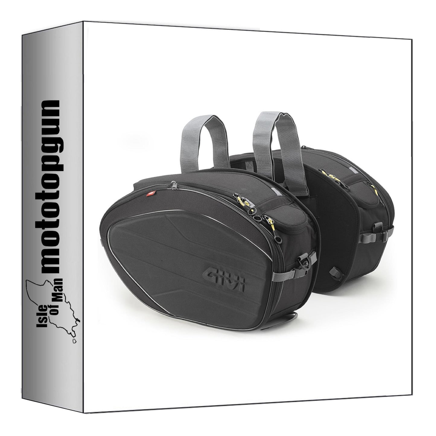 GIVI BORSE LATERALI EA100C NERO 70 LT + ATACCO COMPATIBILE CON DUCATI MONSTER 696-796-1100 08/14