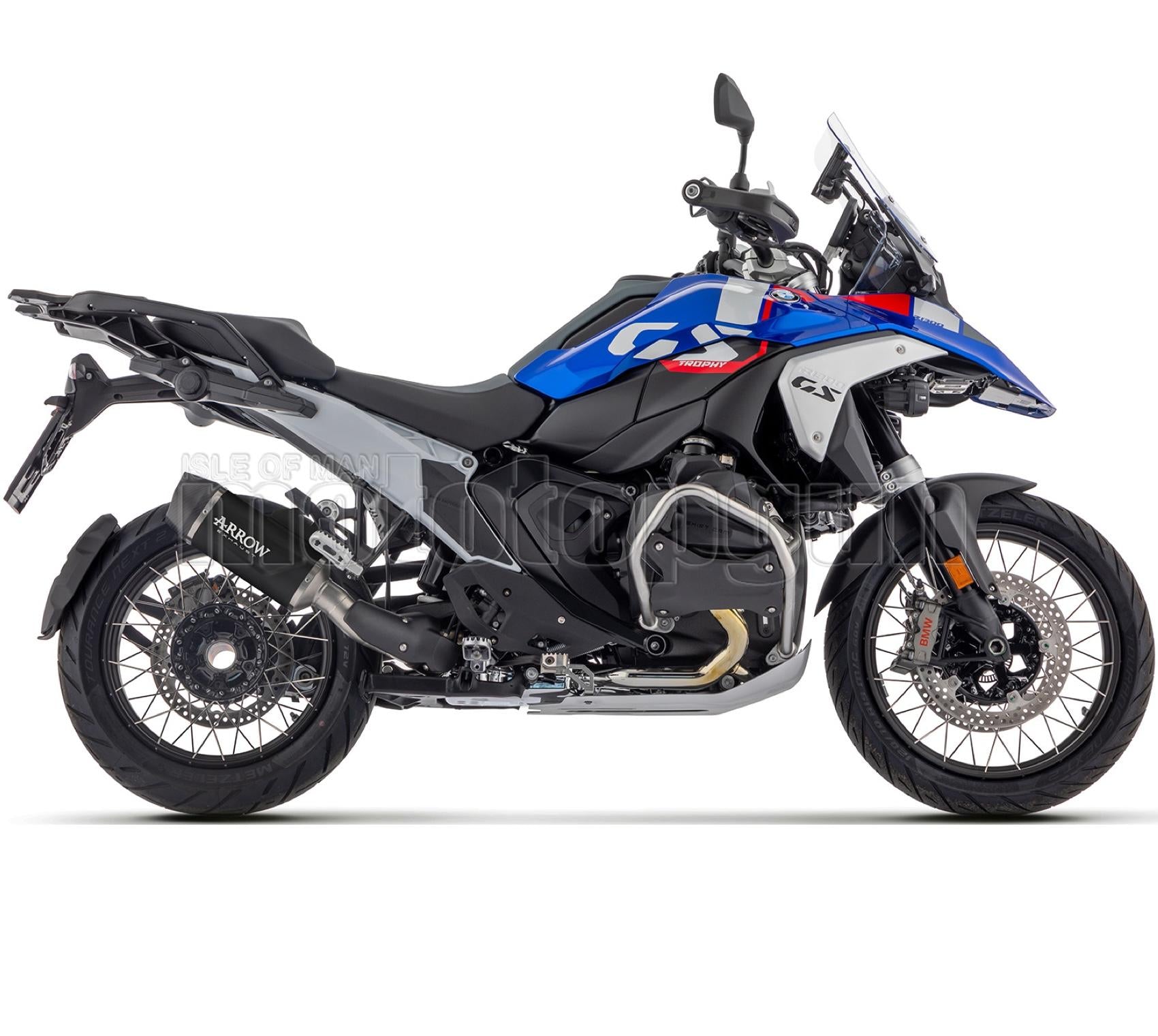 SCARICO OMOLOGATO ARROW INDY-RACE IN ALLUMINIO NERO CON FONDELLO IN CARBY COMPATIBILE CON BMW R1300 R-1300 GS 2024