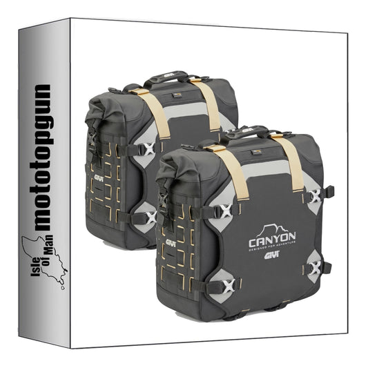 GIVI BORSE LATERALI GRT725 MONOKEY CAM-SIDE CANYON NERO 60 LT 
