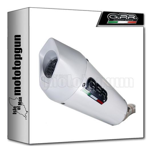 GPR CO.K.176.CAT.ALBE4 SCARICO COMPLETO OMOLOGATO CATALIZZATO ALBUS EVO4 BIANCO LUCIDO PER KAWASAKI Z 900 20/20