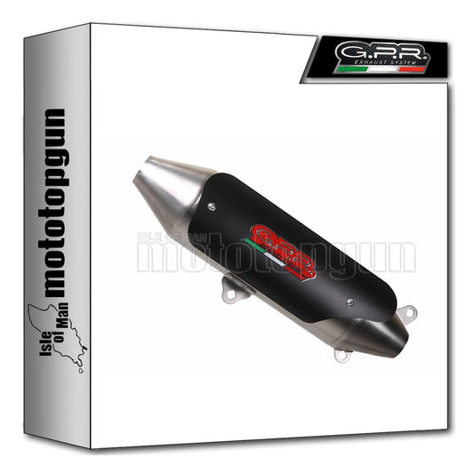 GPR VIN.10.VI SCARICO OMOLOGATO POWER BOMB INOX 304 PER MALAGUTI SPIDERMAX 500 RS 08/11
