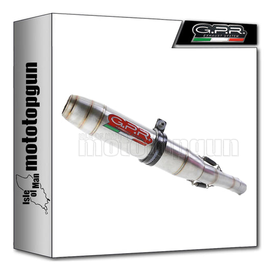 GPR E4.K.165.1.CAT.DE SCARICO OMOLOGATO CATALIZZATO DEEPTONE INOX PER KAWASAKI VERSYS-X 250 17/20