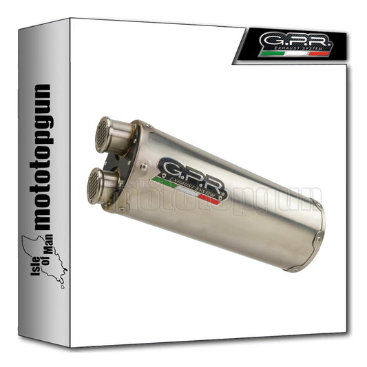 GPR E5.Y.232.DUAL.IO SCARICO OMOLOGATO DUAL INOX INOX PER YAMAHA TENERE 700 21/24