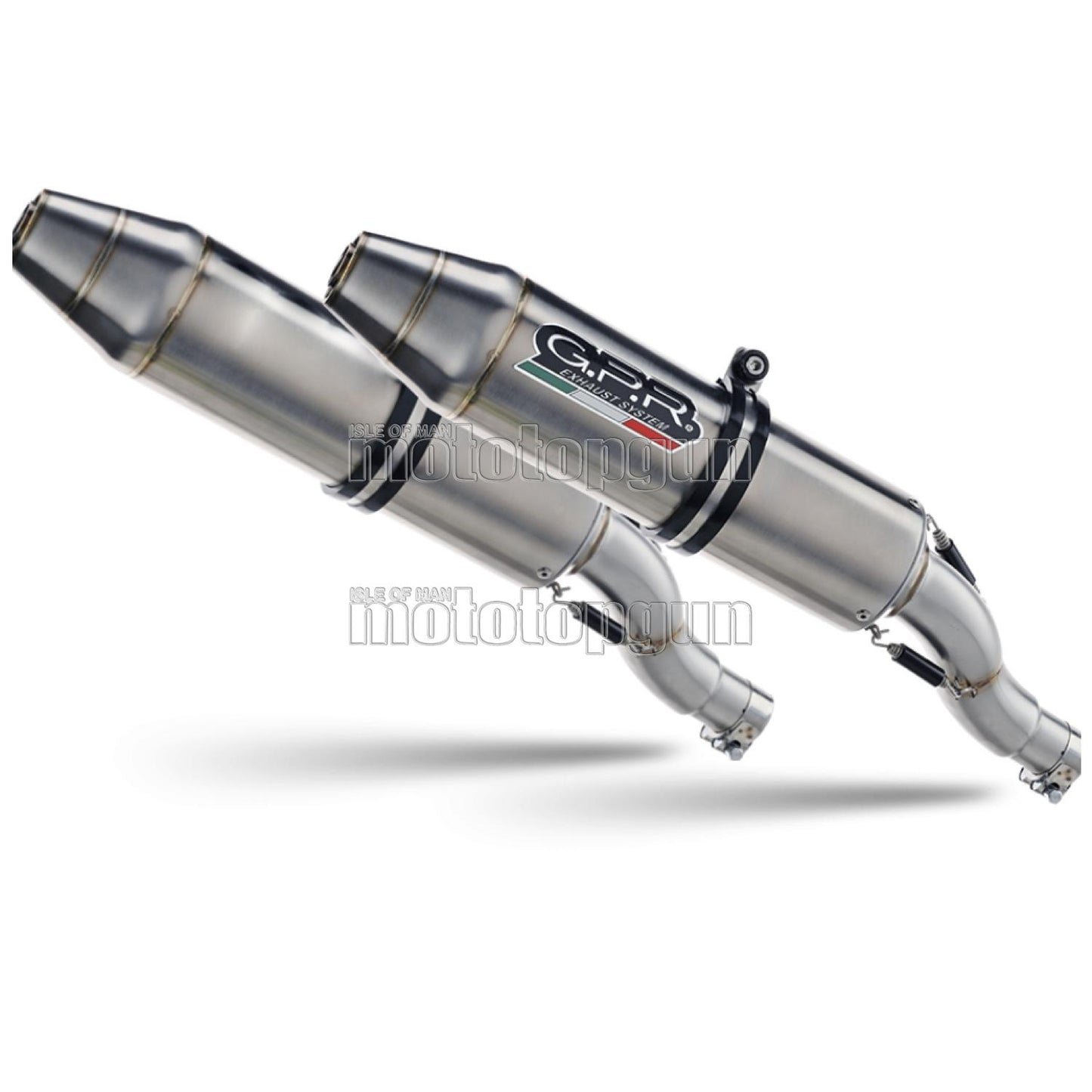 SCARICO COMPLETO GPR OMOLOGATO OPEN DOPPIO TERMINALE ACCIAIO DEEPTONE ATV , DB-KILLER INCLUSO , QUSP.140DE.DEATV COMPATIBILE CON KAWASAKI KFX 700 04/11