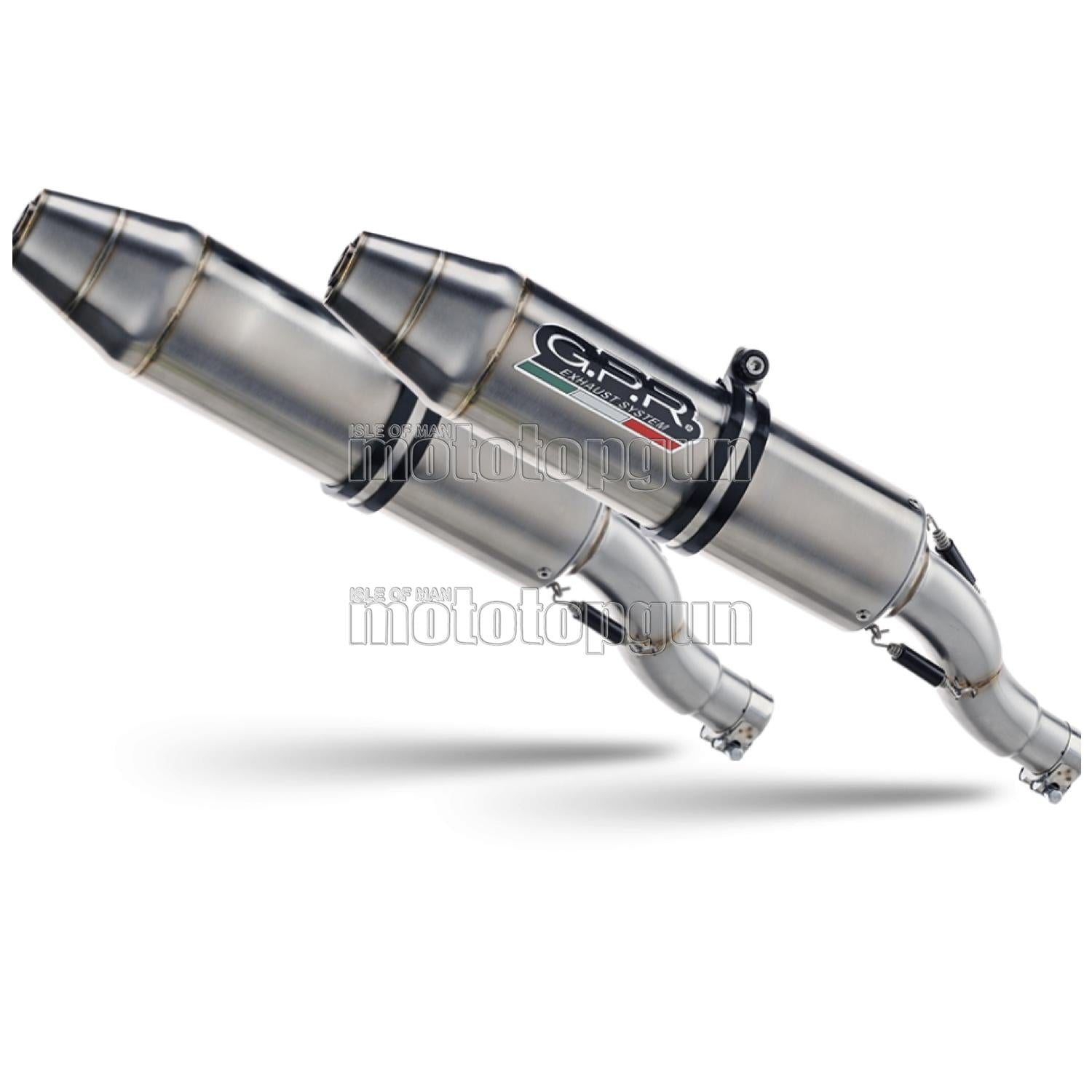 SCARICO COMPLETO GPR OMOLOGATO OPEN DOPPIO TERMINALE ACCIAIO DEEPTONE ATV , DB-KILLER INCLUSO , QUSP.140DE.DEATV COMPATIBILE CON KAWASAKI KFX 700 04/11