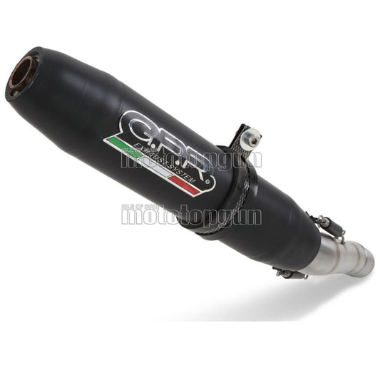 SCARICO COMPLETO GPR OMOLOGATO CATALIZZATO ACCIAIO NERO DEEPTONE , DB-KILLER INCLUSO , E5.Z.5.CAT.DENE COMPATIBILE CON ZONTES ZT 310 R-X-T 21/23