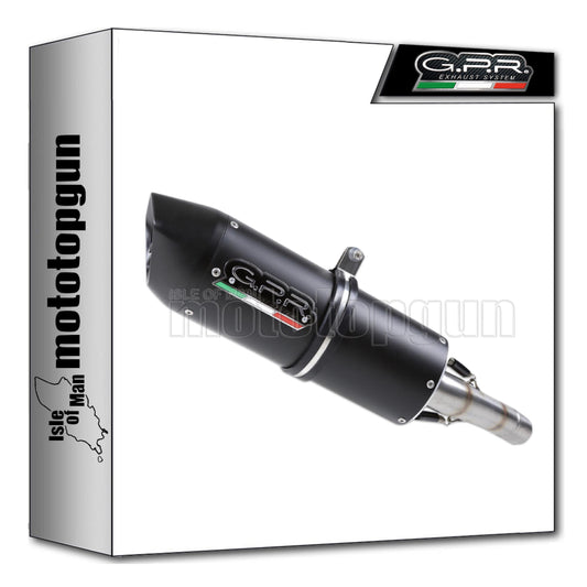 GPR K.17.CAT.FUNE SCARICO OMOLOGATO CATALIZZATO FURORE NERO NERO PER KAWASAKI ZX-9R 00/01