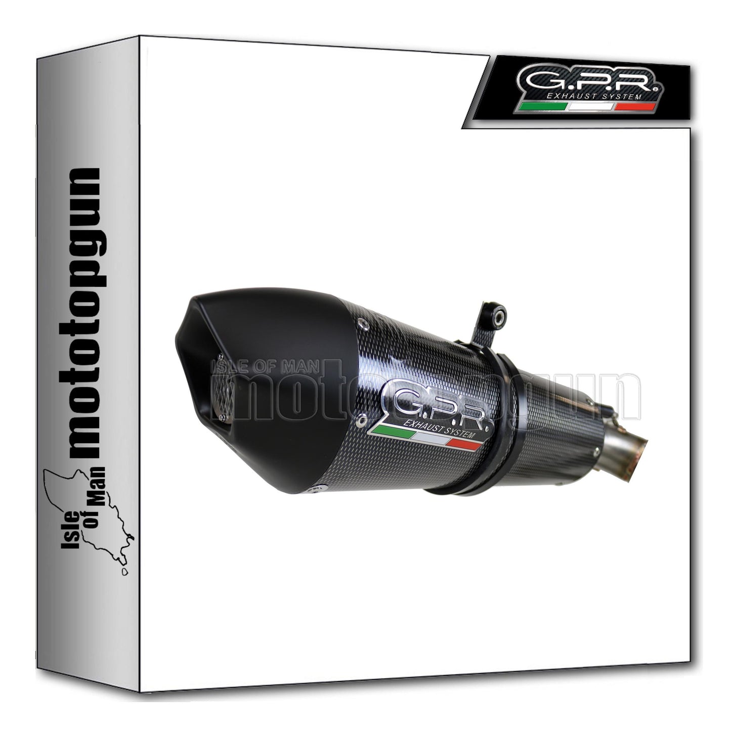 GPR A.73.1.CAT.GPAN.PO SCARICO OMOLOGATO CATALIZZATO GP EVO4 POPPY PER APRILIA RSV4 1100 RACING FACTORY 21/24