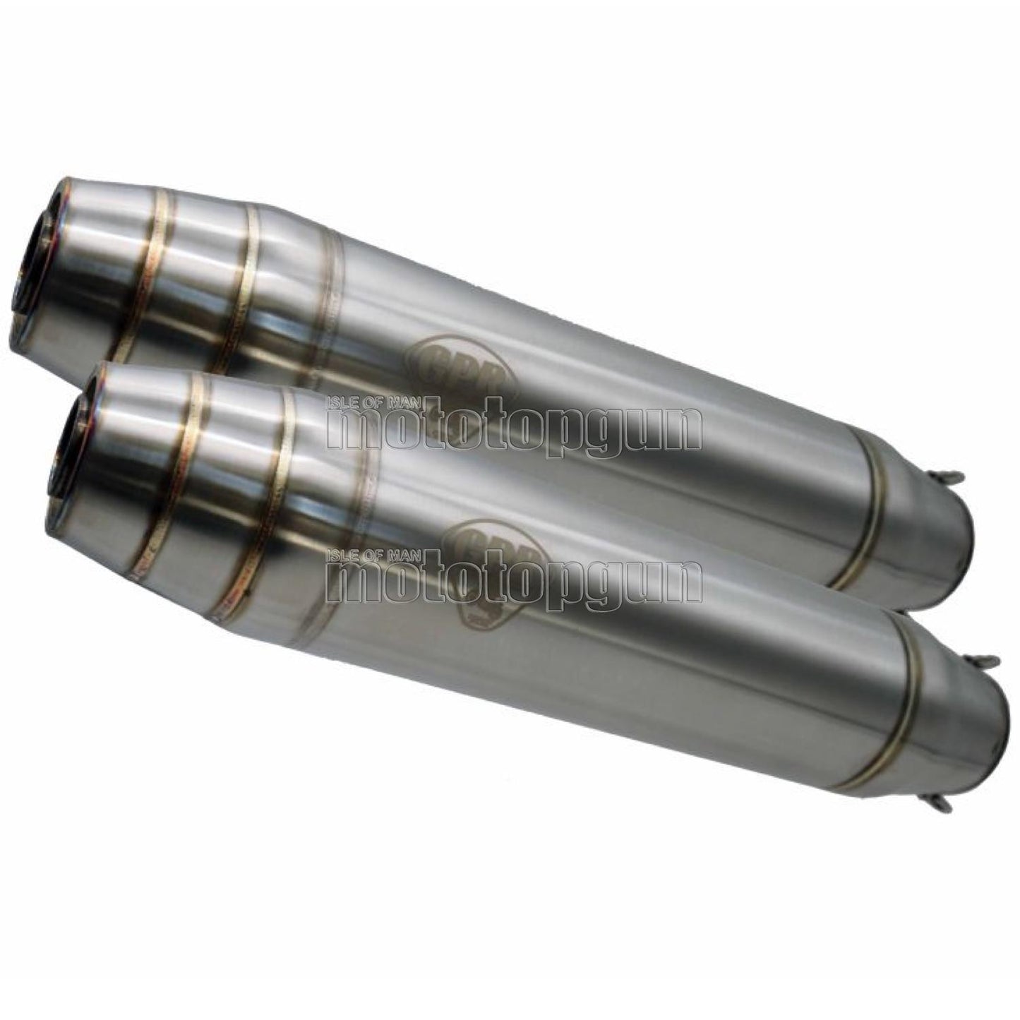 SCARICO GPR OMOLOGATO DOPPIO TERMINALE ACCIAIO DEEPTONE CAFE RACER , DB-KILLER INCLUSO , CAFE.30.DE COMPATIBILE CON HONDA CBR 600 F 91/98