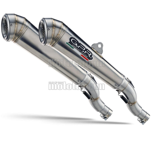 SCARICO GPR OMOLOGATO DOPPIO TERMINALE ACCIAIO POWERCONE EVO , DB-KILLER INCLUSO , HU.26.PCEV COMPATIBILE CON HUSQVARNA TE 630 E - SMS 630 - SMR 630 10/14