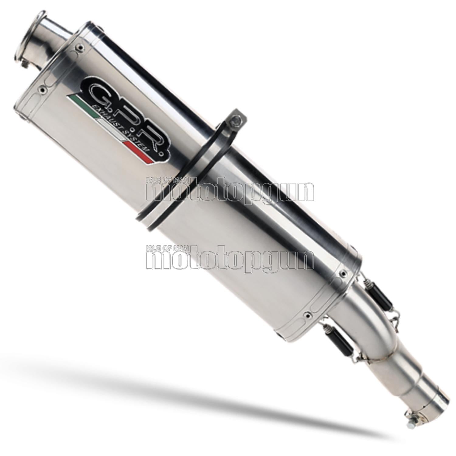 SCARICO GPR OMOLOGATO ACCIAIO TRIOVAL , DB-KILLER INCLUSO , BW.81.TRI COMPATIBILE CON BMW R 850 R 03/07