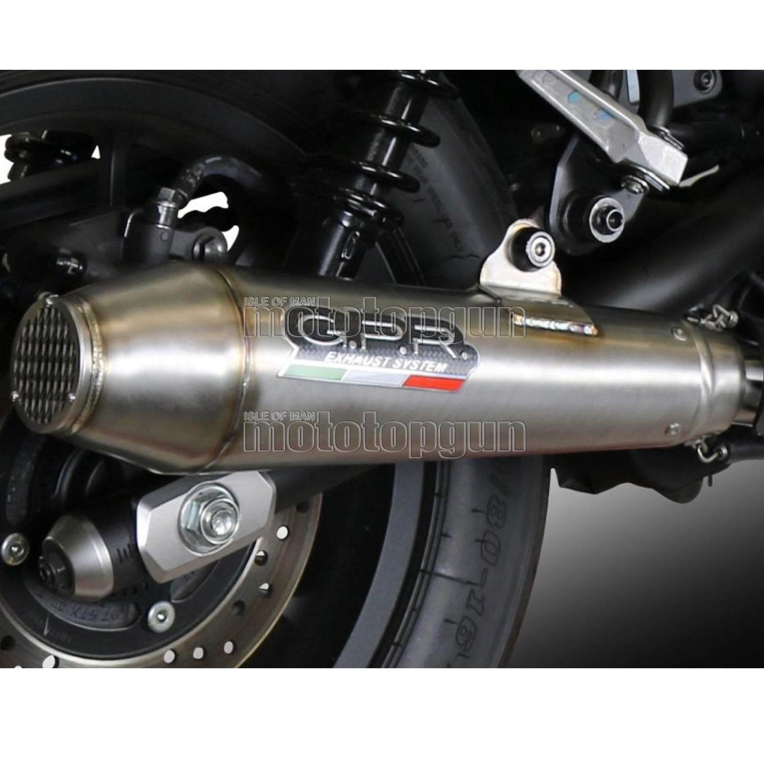 SCARICO GPR OMOLOGATO ACCIAIO ULTRACONE , DB-KILLER INCLUSO , E5.T.101.1.ULTRA COMPATIBILE CON TRIUMPH SCRAMBLER 400 X 23/25