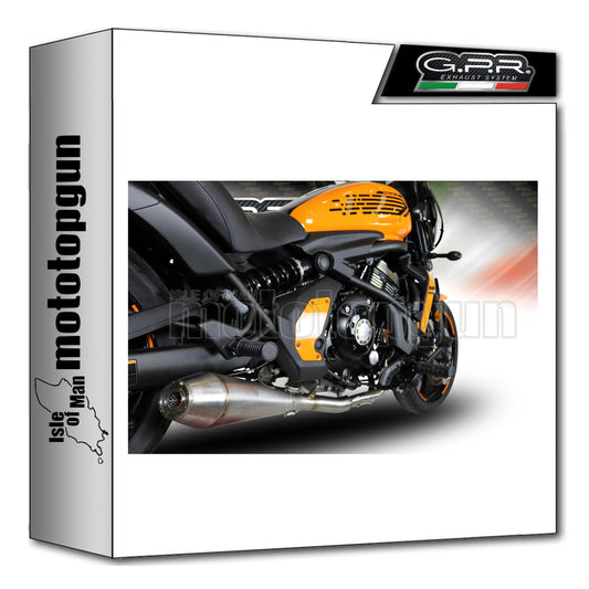 GPR CO.K.196.CAT.ULTRA SCARICO COMPLETO OMOLOGATO CATALIZZATO ULTRACONE INOX 304 PER KAWASAKI Z 650 RS 24/25