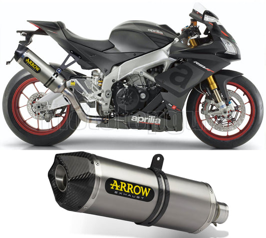 SCARICO COMPLETO OMOLOGATO OPEN ARROW RACE-TECH IN TITANIO CON FONDELLO IN CARBY COMPATIBILE CON APRILIA RSV4 RSV-4 RR 15/16
