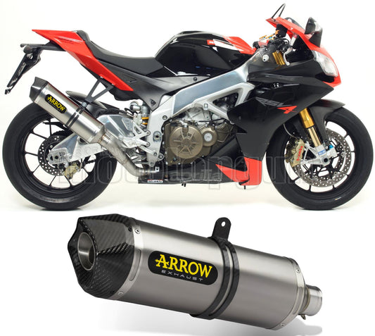 SCARICO COMPLETO OMOLOGATO OPEN ARROW RACE-TECH IN ALLUMINIO CON FONDELLO IN CARBY COMPATIBILE CON APRILIA RSV4 RSV-4 09/15