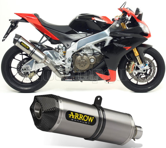 SCARICO COMPLETO OMOLOGATO OPEN ARROW RACE-TECH IN ALLUMINIO CON FONDELLO IN CARBY COMPATIBILE CON APRILIA RSV4 RSV-4 FACTORY 09/15