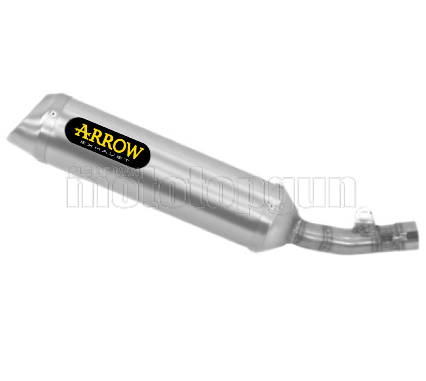 COLLETTORE OPEN ARROW THUNDER IN ALLUMINIO CON FONDELLO IN INOX COMPATIBILE CON YAMAHA MT125 MT-125 2020