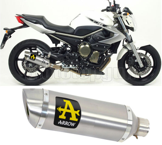 SCARICO COMPLETO OMOLOGATO OPEN ARROW THUNDER IN ALLUMINIO CON FONDELLO IN INOX COMPATIBILE CON YAMAHA XJ6 09/15