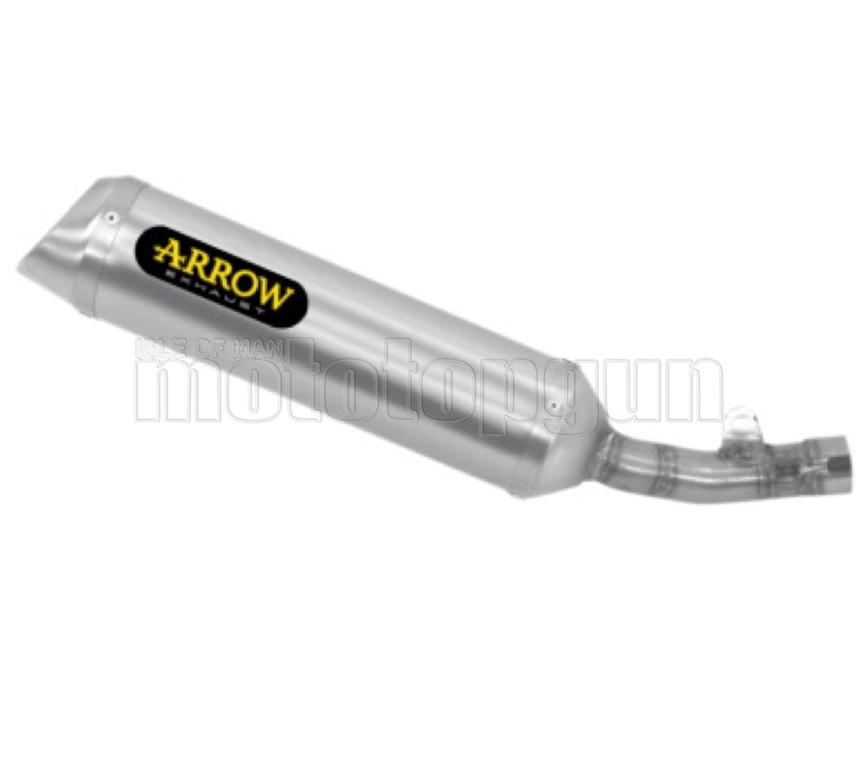 SCARICO COMPLETO OMOLOGATO OPEN ARROW THUNDER IN ALLUMINIO CON FONDELLO IN INOX COMPATIBILE CON YAMAHA YZF R125 R-125 17/18