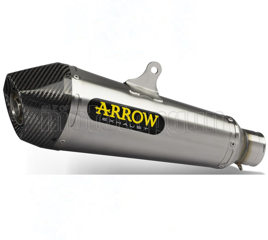 SCARICO COMPLETO OMOLOGATO OPEN ARROW X-KONE IN NICHROM CON FONDELLO IN CARBY COMPATIBILE CON YAMAHA TRACER 700 16/19