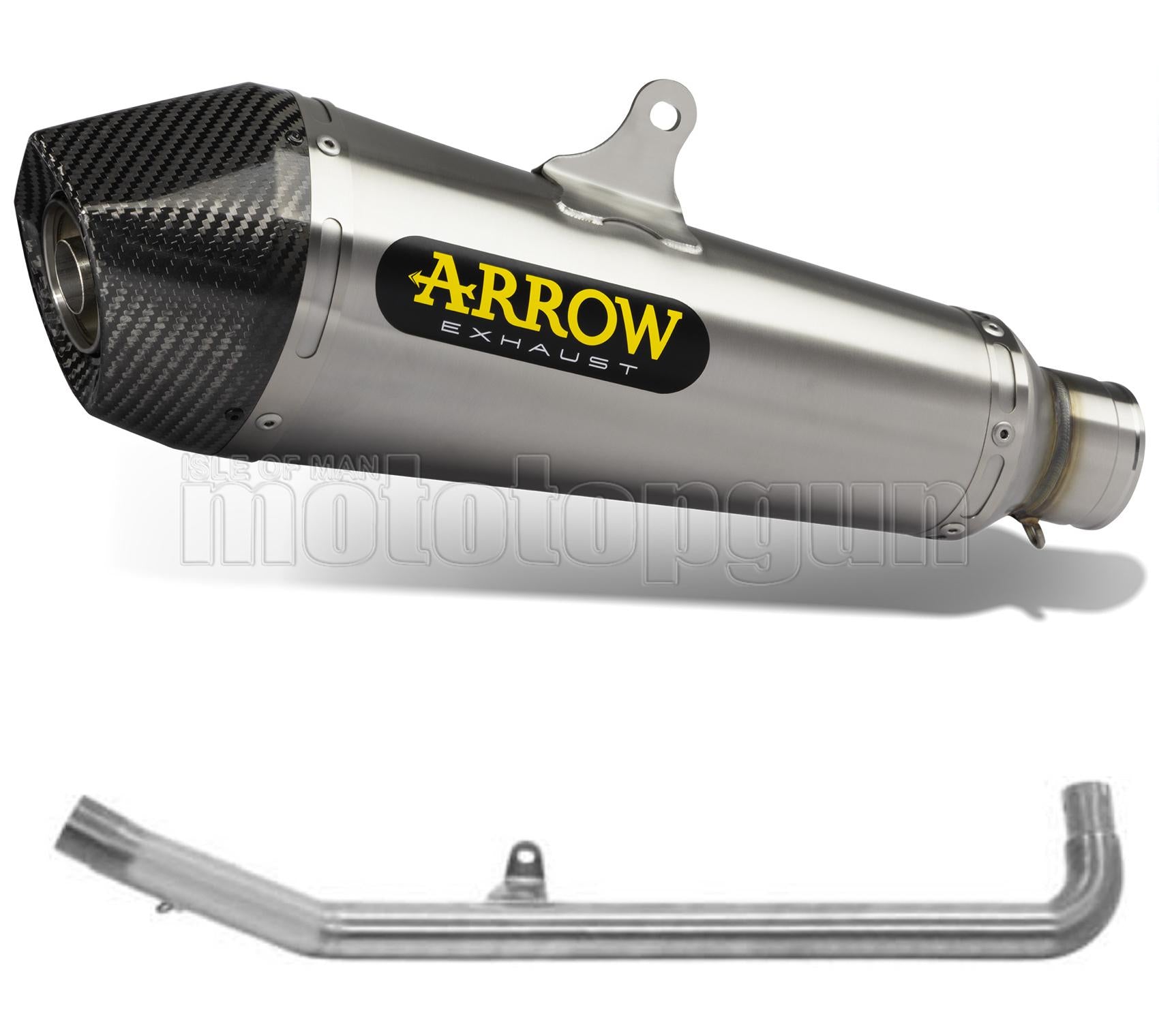 SCARICO OMOLOGATO ARROW X-KONE IN NICHROM CON FONDELLO IN CARBY COMPATIBILE CON APRILIA RS 125 18/20
