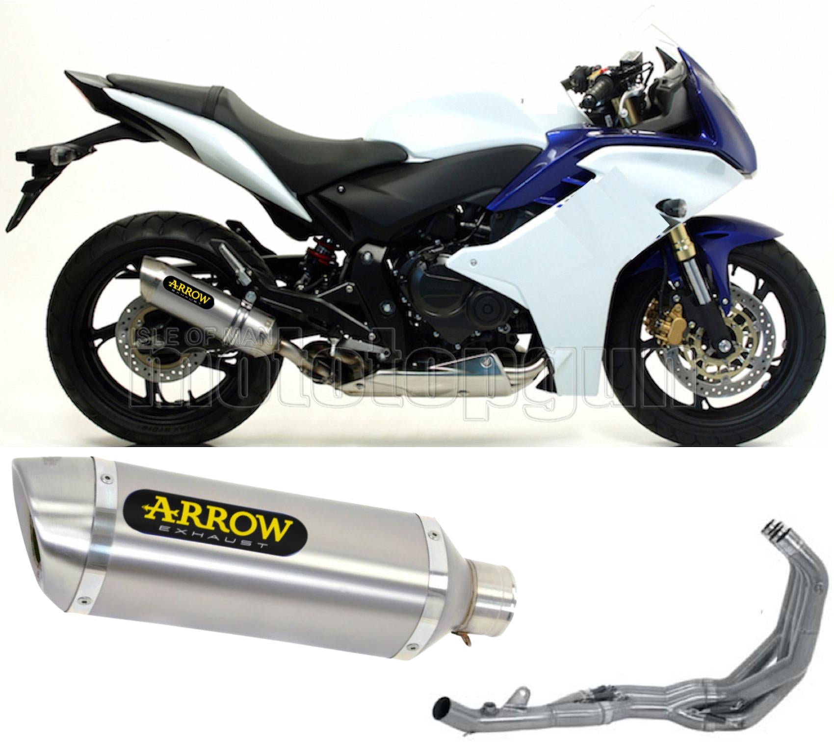SCARICO COMPLETO OMOLOGATO OPEN ARROW THUNDER IN ALLUMINIO CON FONDELLO IN INOX COMPATIBILE CON HONDA CBR 600 F 11/13